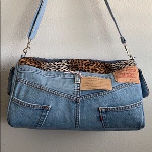 Levi’s Vintage Cheetah Travel Barrel Bag